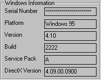 Windows Information